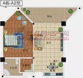 椰风海韵度假公寓  1室1厅1卫   200.00万