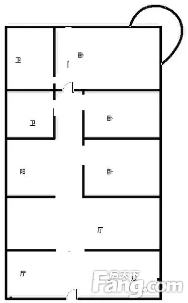 卓达东方巴哈马  3室2厅2卫   350.00万