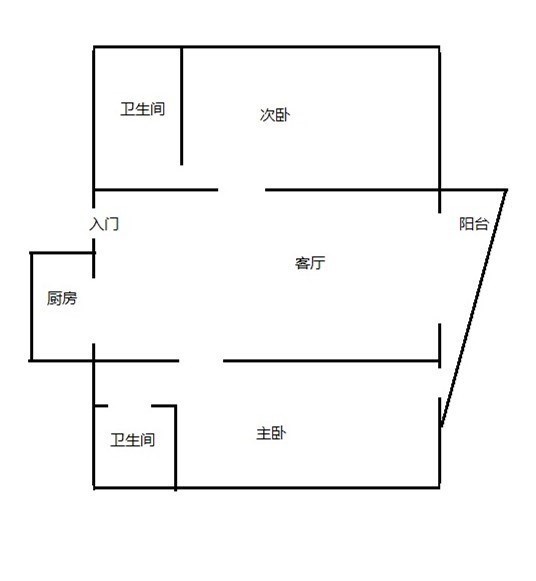 天泽海韵度假酒店  2室2厅2卫   400.00万客厅