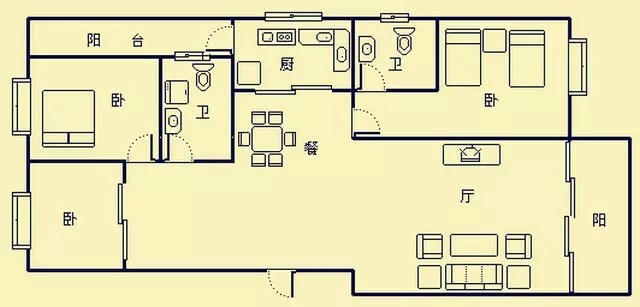 和兴家园  3室2厅2卫   375.00万