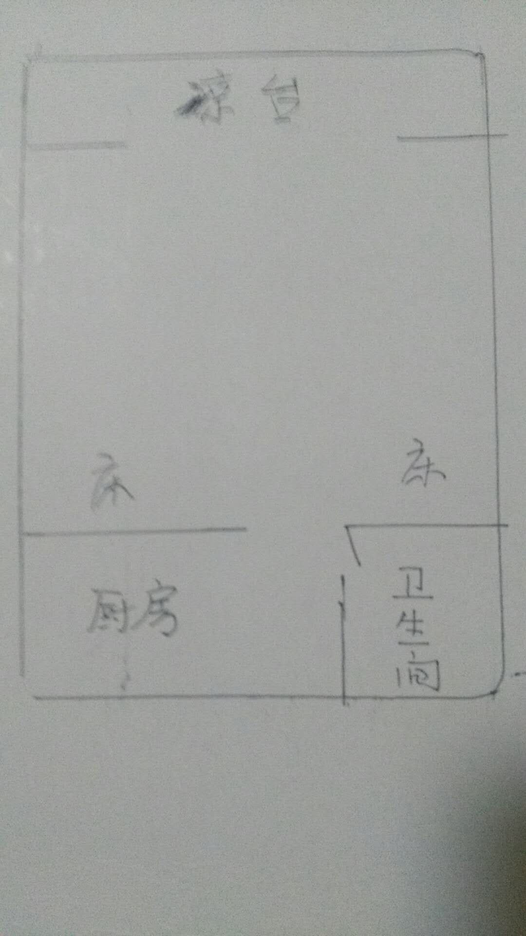 金凤福苑  1室1厅1卫   96.00万客厅