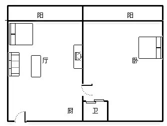 擎天半岛滨海国际公寓  1室1厅1卫   260.00万