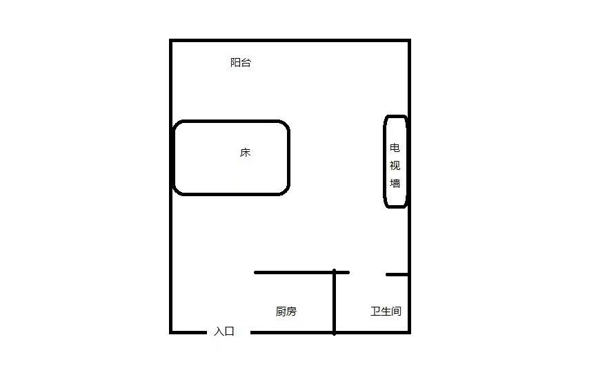 和兴家园  1室1厅1卫   90.00万