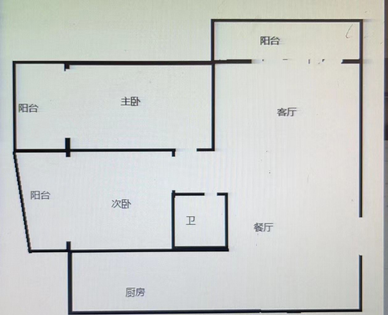 金茂海景花园  2室2厅1卫   200.00万