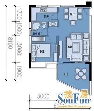 海韵假日休闲公寓  1室1厅1卫   130.00万