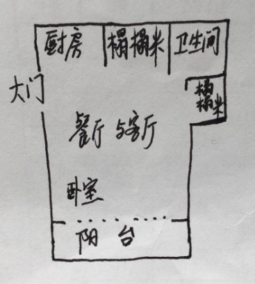 美丽新海岸  1室1厅1卫   150.00万