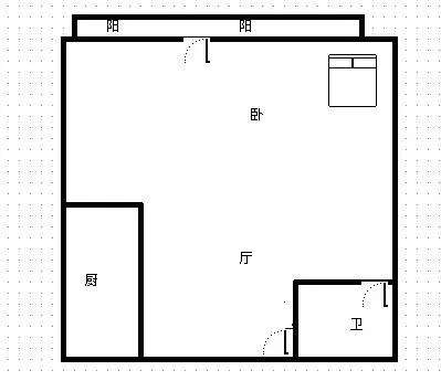 兰海花园二期  1室1厅1卫   200.00万