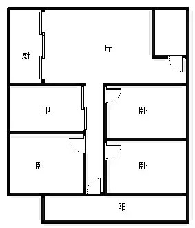 丹州小区  3室2厅1卫    261.55万