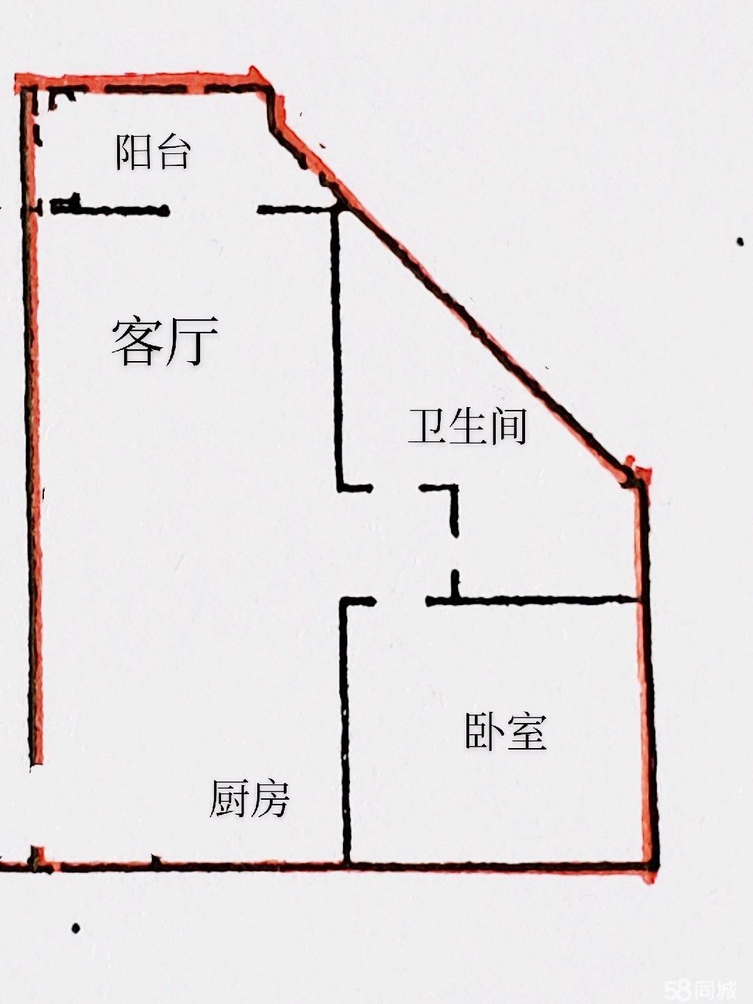 山景玉苑  1室1厅1卫   165.00万