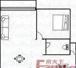 昌达山水天域  2室1厅1卫   3500.00元/月室内图