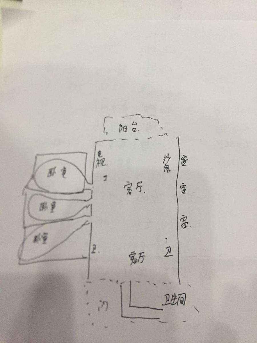 凯丰花园  3室2厅2卫   320.00万客厅