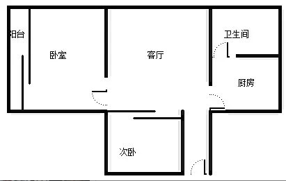 圣煜花园  1室1厅1卫   120.00万