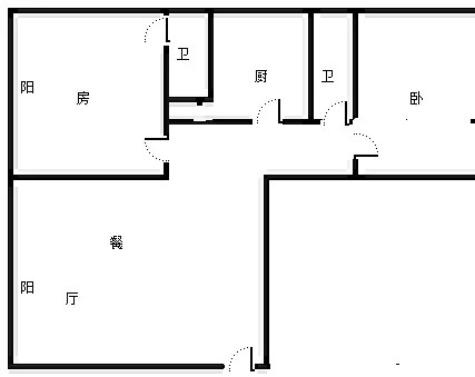 盛京金碧苑  2室1厅2卫   240.00万