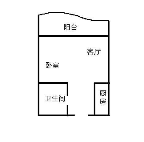 国光滨海花园  1室1厅1卫   100.00万