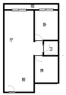 兰海花园三期  2室2厅1卫   325.00万客厅