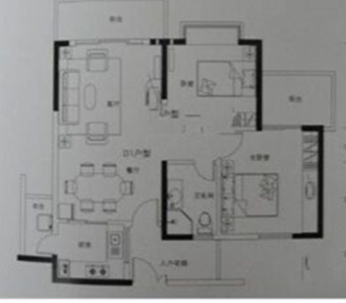 天泽湖畔  2室1厅1卫   300.00万