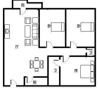 丽园春晓  3室2厅2卫   330.00万