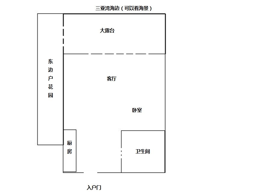 国光滨海花园  1室1厅1卫   150.00万