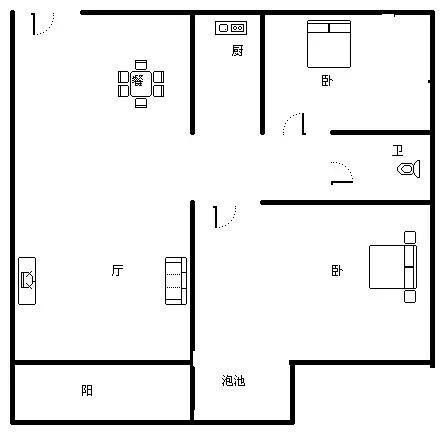 凤凰水城  2室2厅1卫   200.00万