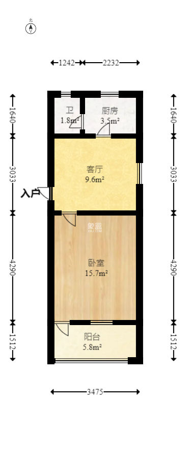 茶园坡社区(原王家冲社区)  1室1厅1卫   20.40万