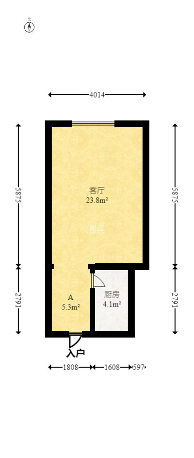 佳兆业云顶都汇  1室1厅1卫   45.00万