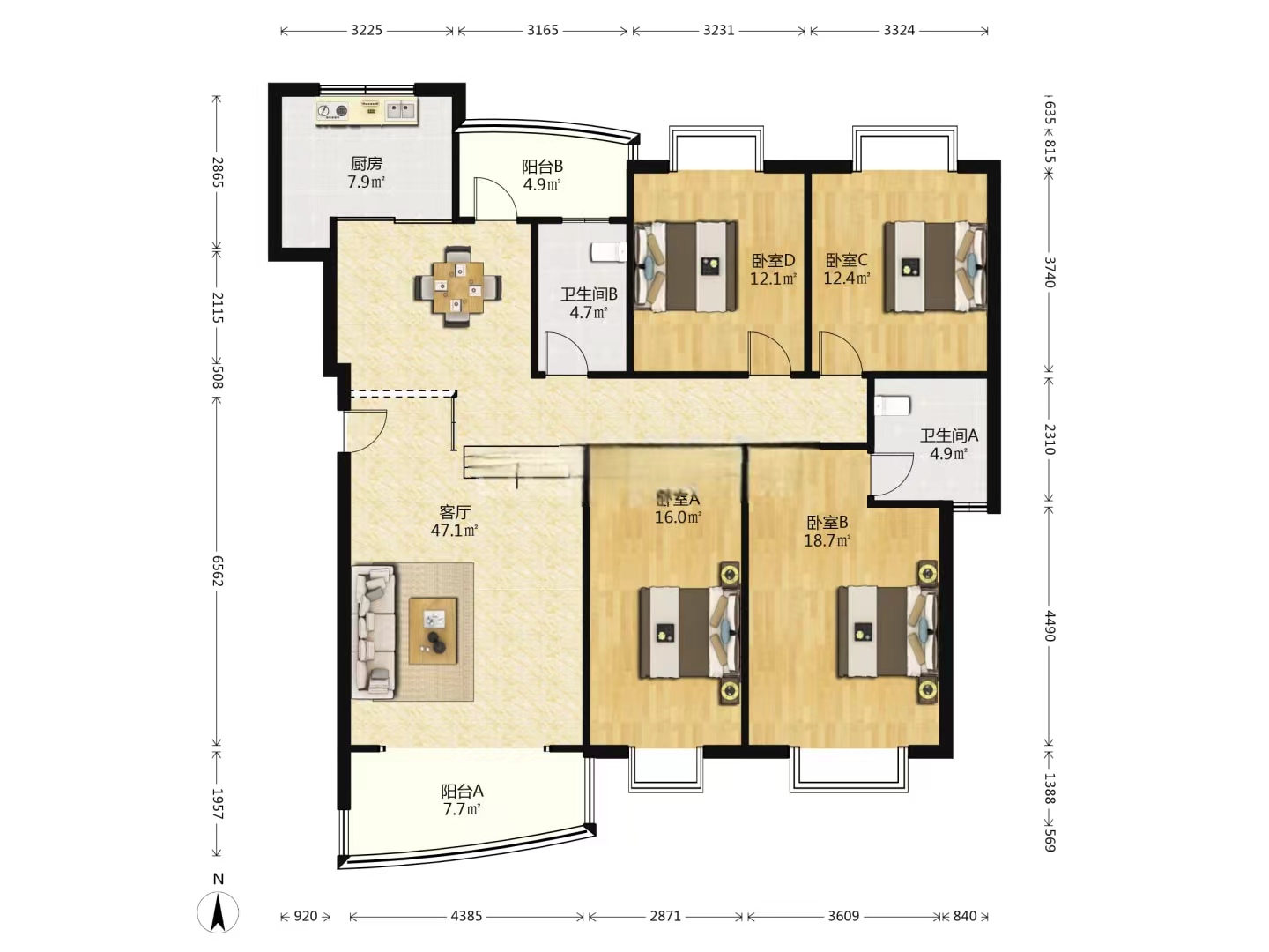 蓝盾景园一期  4室2厅2卫    98.0万 蓝盾景园一期  4室2厅2卫    98.0万