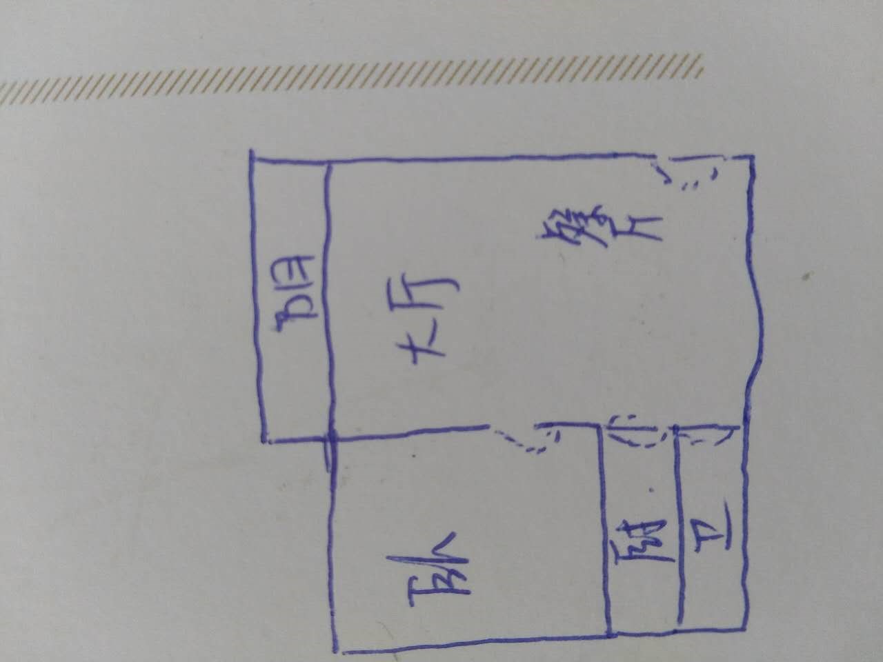 阳光名邸  1室2厅1卫   145.00万客厅