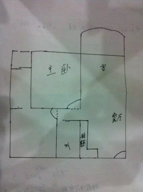 昌达新世纪花园  2室1厅1卫   400.00万客厅