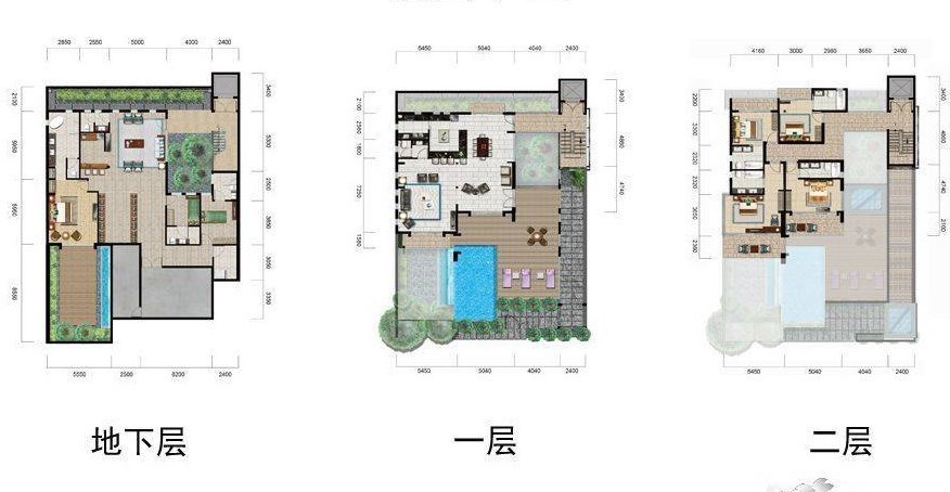 西山渡(远洋山海)二期(新)  5室2厅3卫   2500.00万客厅