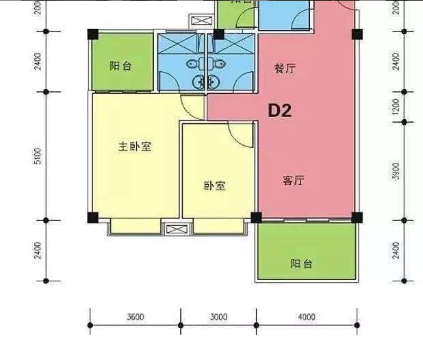 半岛龙湾  2室2厅2卫   4200.00元/月室内图