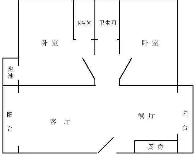 凤凰水城  2室2厅2卫   330.00万客厅