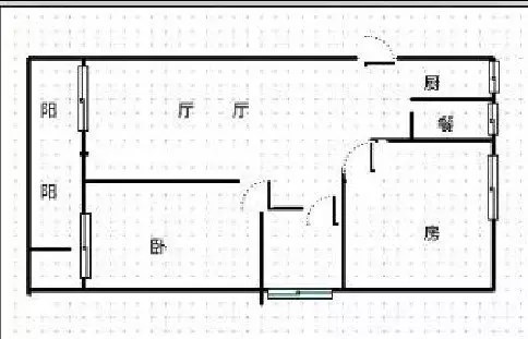 海岸名都  2室2厅1卫   400.00万客厅