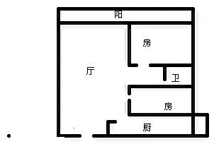 卓达东方巴哈马  2室2厅1卫   265.00万客厅