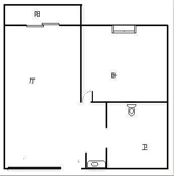 凤凰水城  1室1厅1卫   205.00万客厅