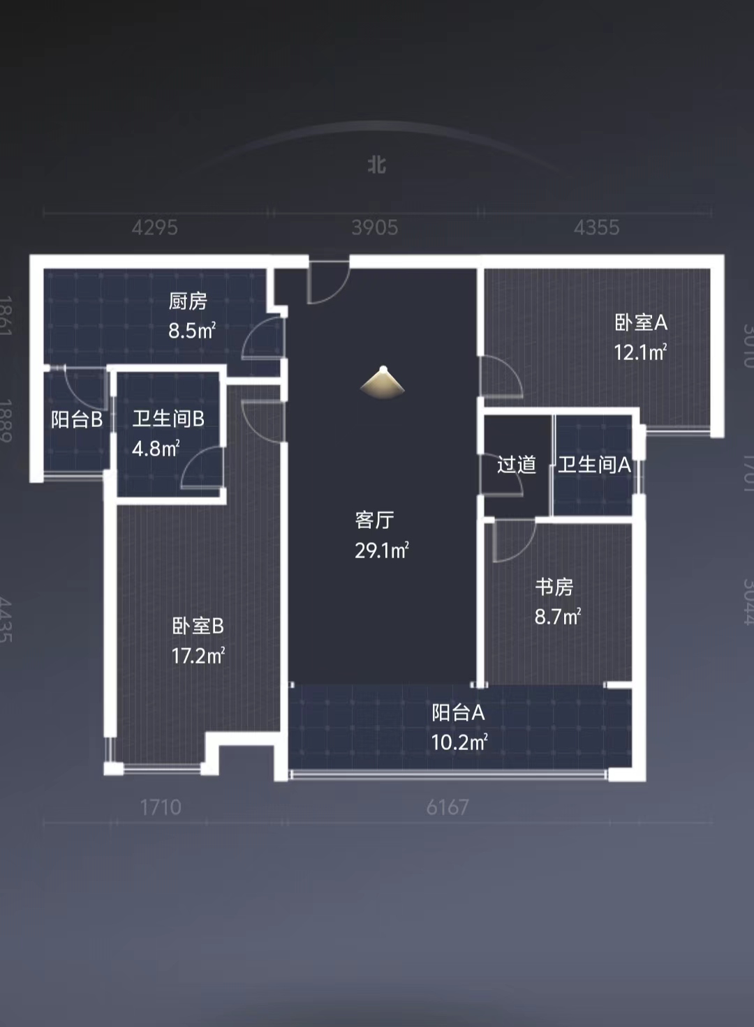 长房湘江府  3室2厅2卫   78.70万