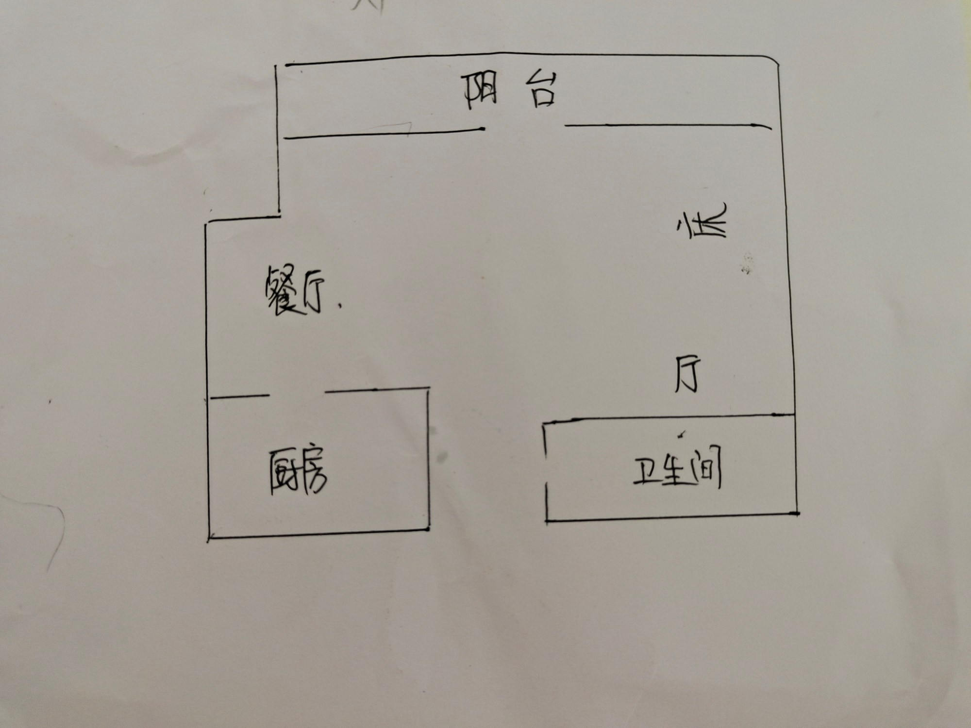 蓝色港湾  1室1厅1卫   150.00万客厅