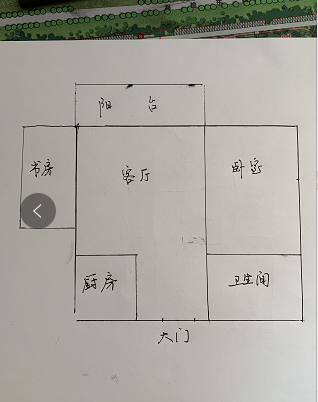 凤凰水城左岸美林水居  2室1厅1卫   135.00万客厅