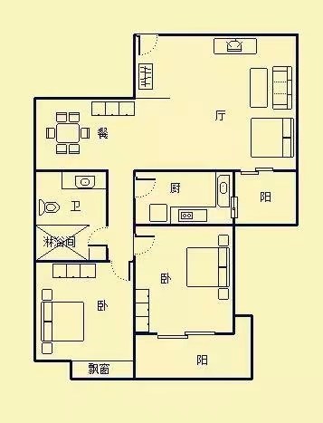 新大洲三亚印象  2室1厅1卫   290.00万客厅