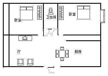 昌达新世纪花园  3室2厅2卫   405.00万客厅