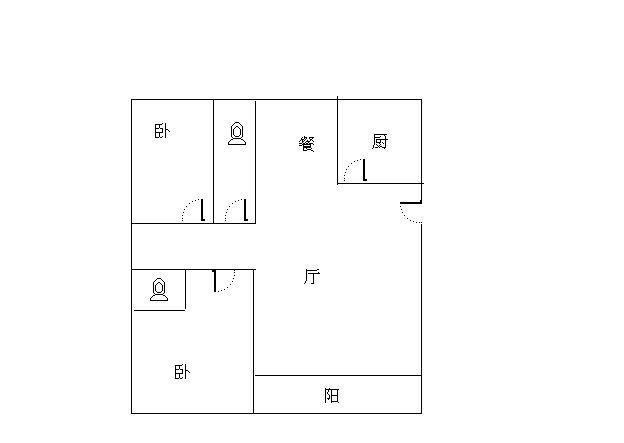 金泉星河花园  2室2厅1卫   300.00万客厅