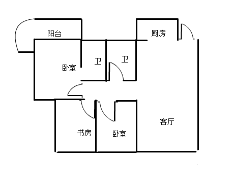 东海豪庭花园  2室1厅1卫   230.00万客厅