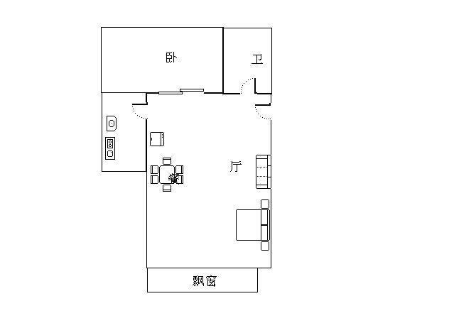 美丽新海岸  1室1厅1卫   120.00万客厅