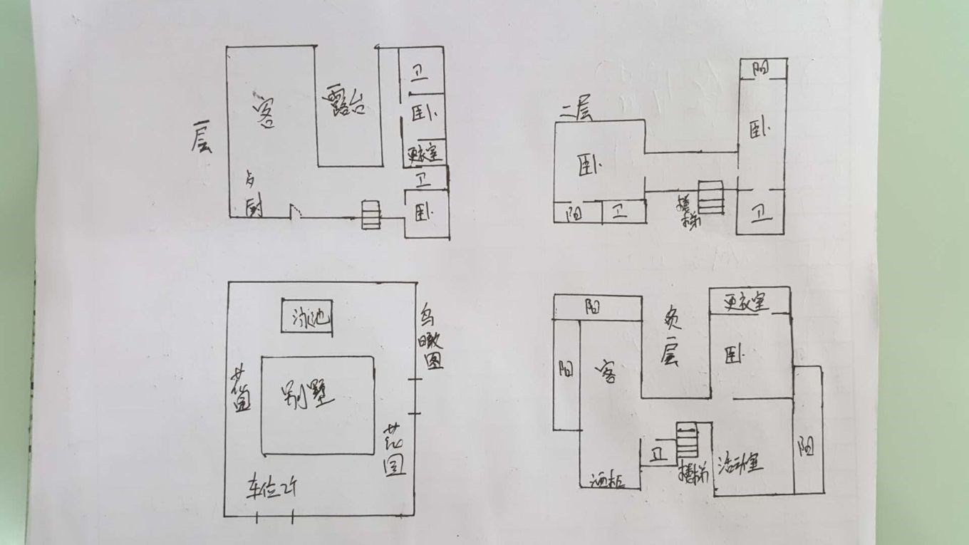 鲁能高尔夫二区别墅  5室3厅5卫   3000.00万客厅