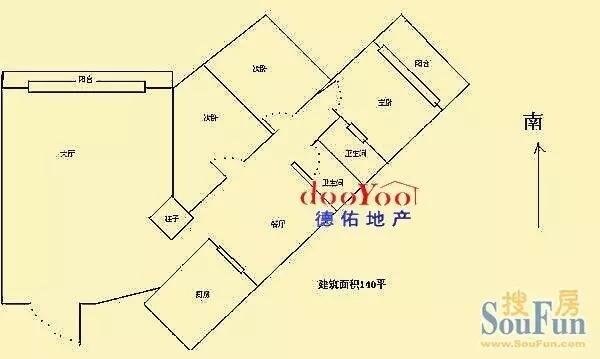 瑞海豪庭  4室1厅2卫   550.00万客厅