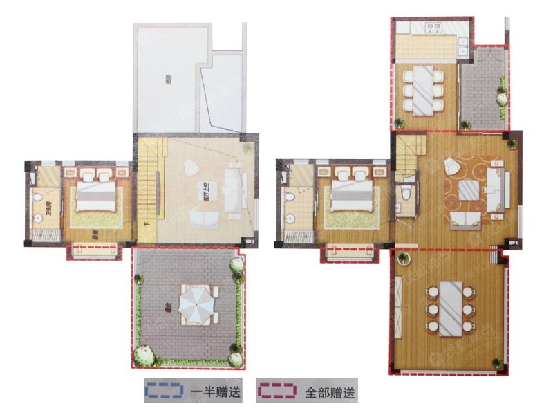 万科森林公园四期别墅(三亚国际康体养生中心四期)  3室2厅3卫   600.00万客厅