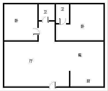 凤凰水城红树湾洋房  2室1厅1卫   320.00万客厅