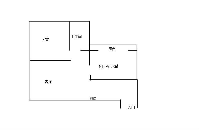 中铁子悦薹  2室2厅1卫   3000.00元/月室内图