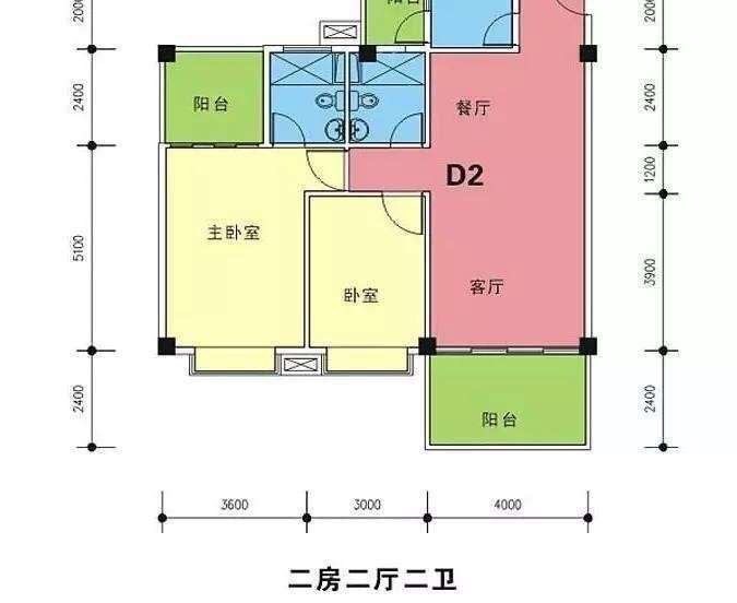 半岛龙湾  2室2厅2卫   4200.00元/月室内图