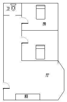 华豫苑海韵苑  1室1厅1卫   140.00万客厅