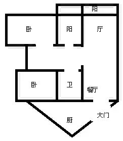 卓达东方巴哈马三期自由港湾  3室2厅1卫   230.00万客厅